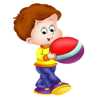 Мальчик с мячиком - Люди - Отрисовки - Оформление детского сада